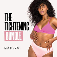 MAELYS Cosmetics MINI QUEEN B’S Tightening Bundle - Mini B-TIGHT Leave-On Mask, Mini B-FLAT Belly Firming Cream & Mini B-FLEX Arm Firming Cream