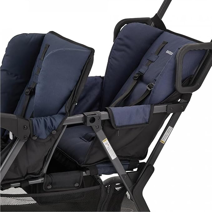 Katoji 42410 Rear Seat for Two Person Go Navy with Foot Support