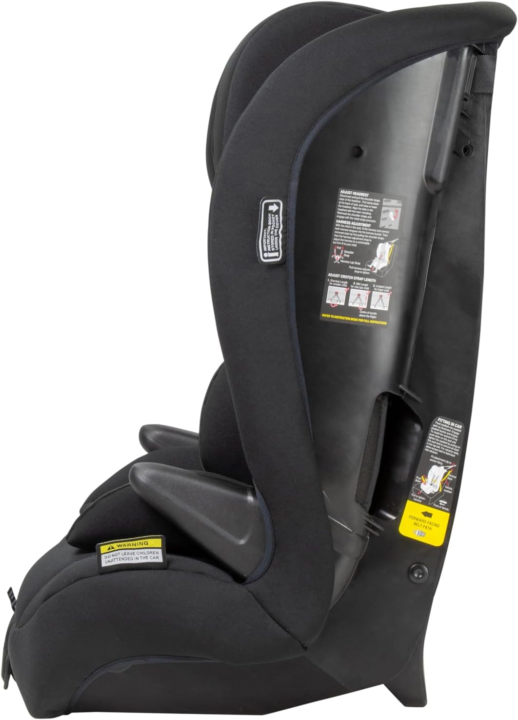 Safe-n-Sound Atlas-GRO II Harnessed Forward Facing Car Seat, Comfortable with in Built Harness Protection, 6 Months – 8 Years Black (8046)