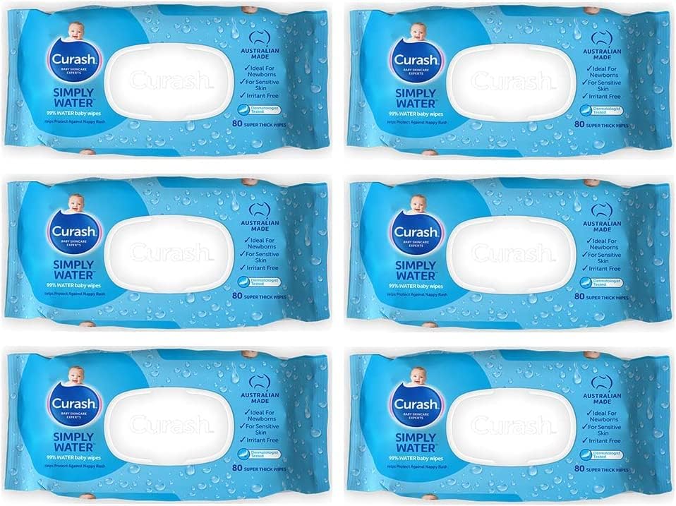 Curash Simply Water Baby Wipes