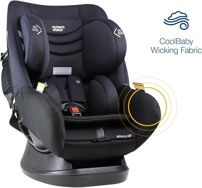 Mother's Choice Convertible Car Seat Adore AP - Black Space