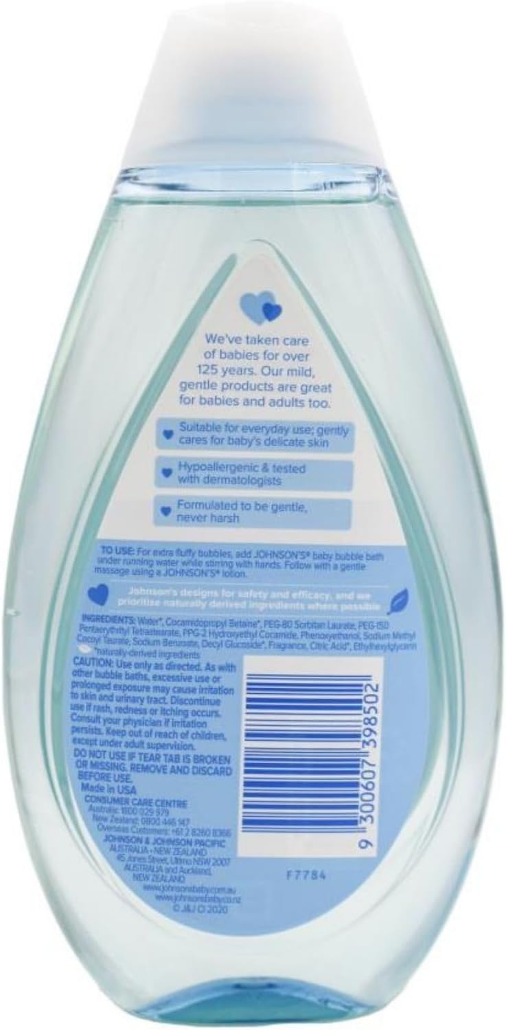 Johnson's Baby Bubble Bath 500ml x 3 Pack