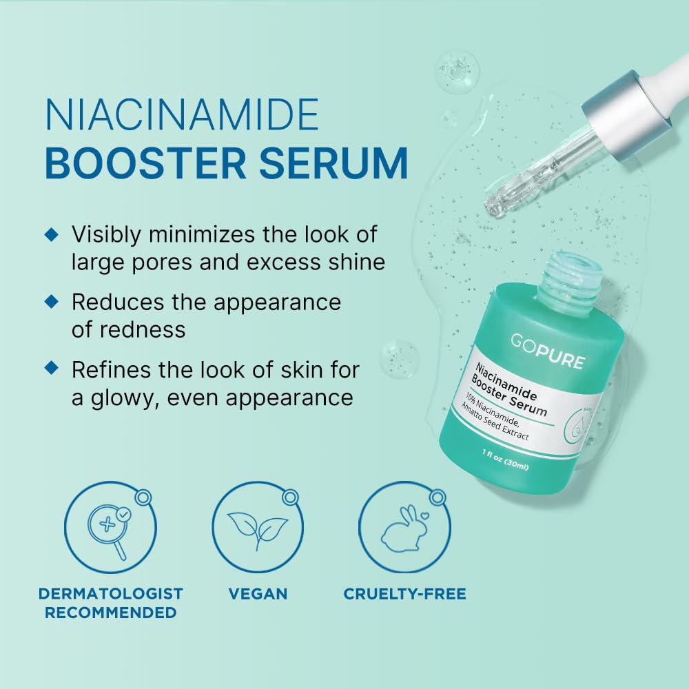 goPure 10% Niacinamide Serum Booster - 1 fl oz
