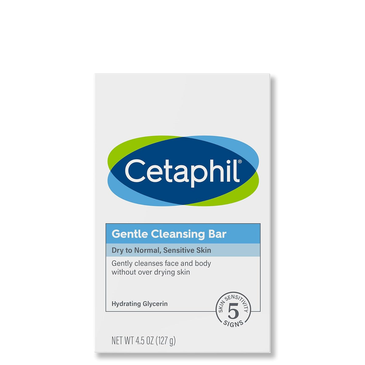 Cetaphil Gentle Cleansing Bar, 4.5 oz Bar (Pack of 6)