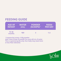 Bubs Organic Grass Fed Toddler Milk Stage 3, Toddlers 12-36 Months,800g