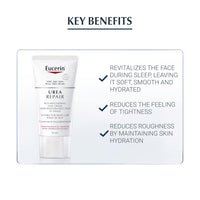 Eucerin Replenishing Skin Relief Face Cream (with 5% Urea) (50ml, Dermatalogical Skincare, Fragrance Free) by Eucerin