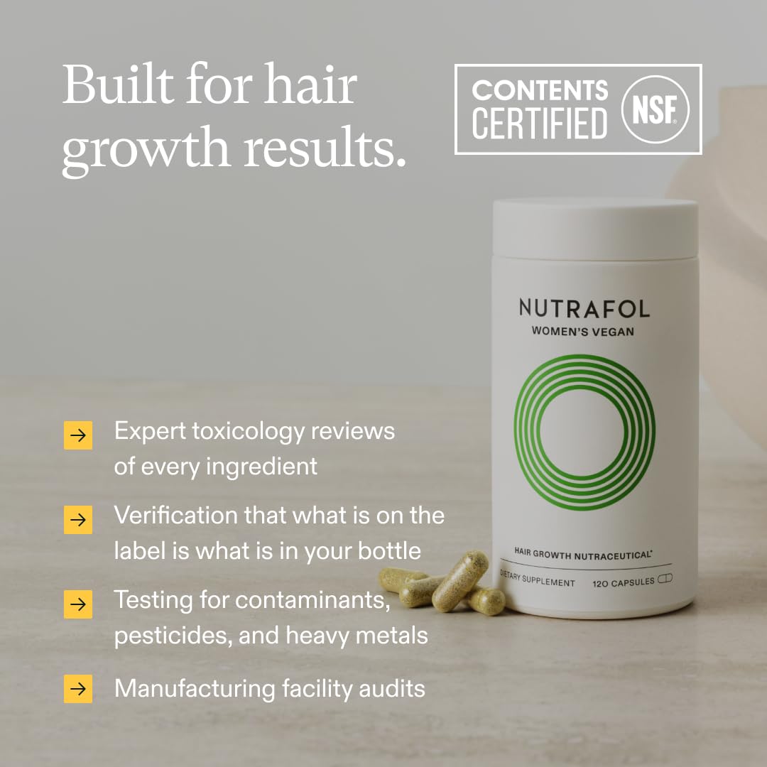 Nutrafol Women's Hair Growth Supplements, for Women 18-44 Years Old