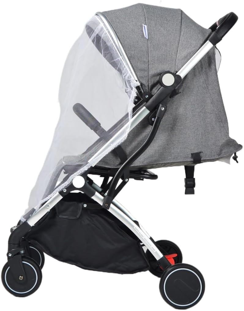 Mamakiddies Baby Pram & Stroller, One-Hand Compact Fold