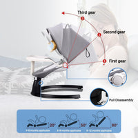Baby Swing for Infants, Portable Baby Rocker with Tray and Remote Control 5 Speed