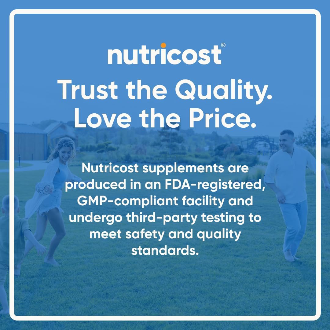 Nutricost Biotin (Vitamin B7) 10,000mcg (10mg) Vitamin Supplement, 240 Capsules - Vegetarian, Gluten Free, Quick Release, Non-GMO