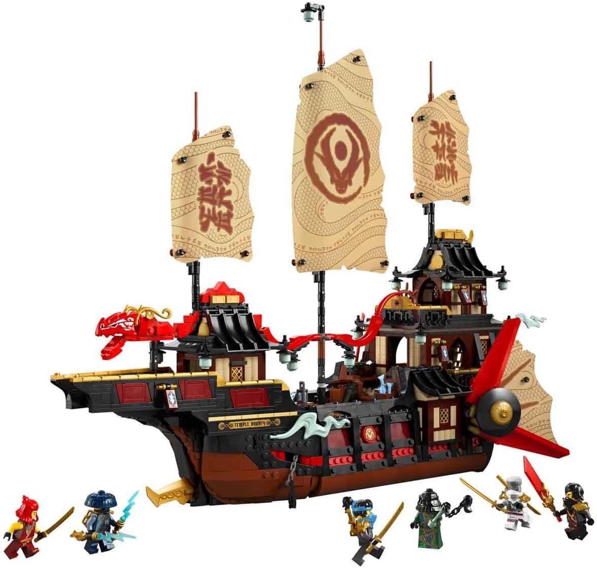 LEGO® NINJAGO® The Temple Bounty 71848 Ship Toy Aged 14 Years Old and up