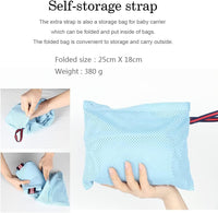 Baby Wrap Carrier Breathable Mesh Cool Summer Fabric Baby Carrier