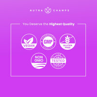 NutraChamps (2 Pack) Biotin Gummies 10,000mcg [High Potency] for Healthy Hair, Skin & Nails for Adults & Kids - 5000mcg-USA MADE