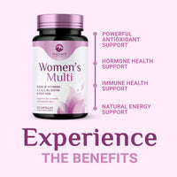 Multivitamin for Women - Once Daily Vitamins for Woman with Biotin, Calcium, Folate, Vitamin - 120 Capsules