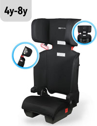 InfaSecure Versatile Folding Booster Seat, 4 to 8 Years, Black, CS6613V