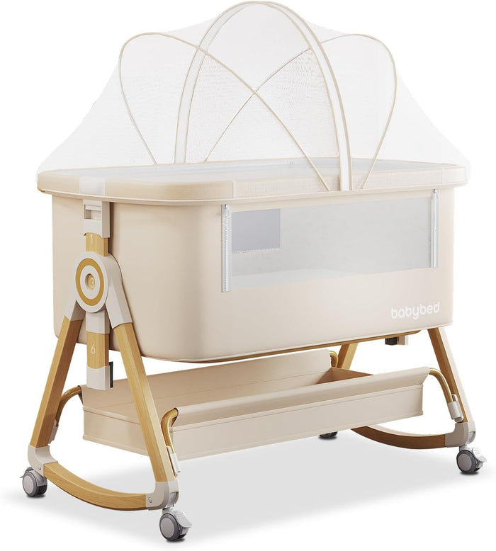 Adjustable 3 in 1 Baby Bassinets, Baby Bassinets Bedside Sleeper