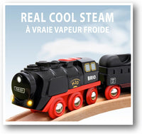 BRIO - B/O Steaming Train 3 Pieces