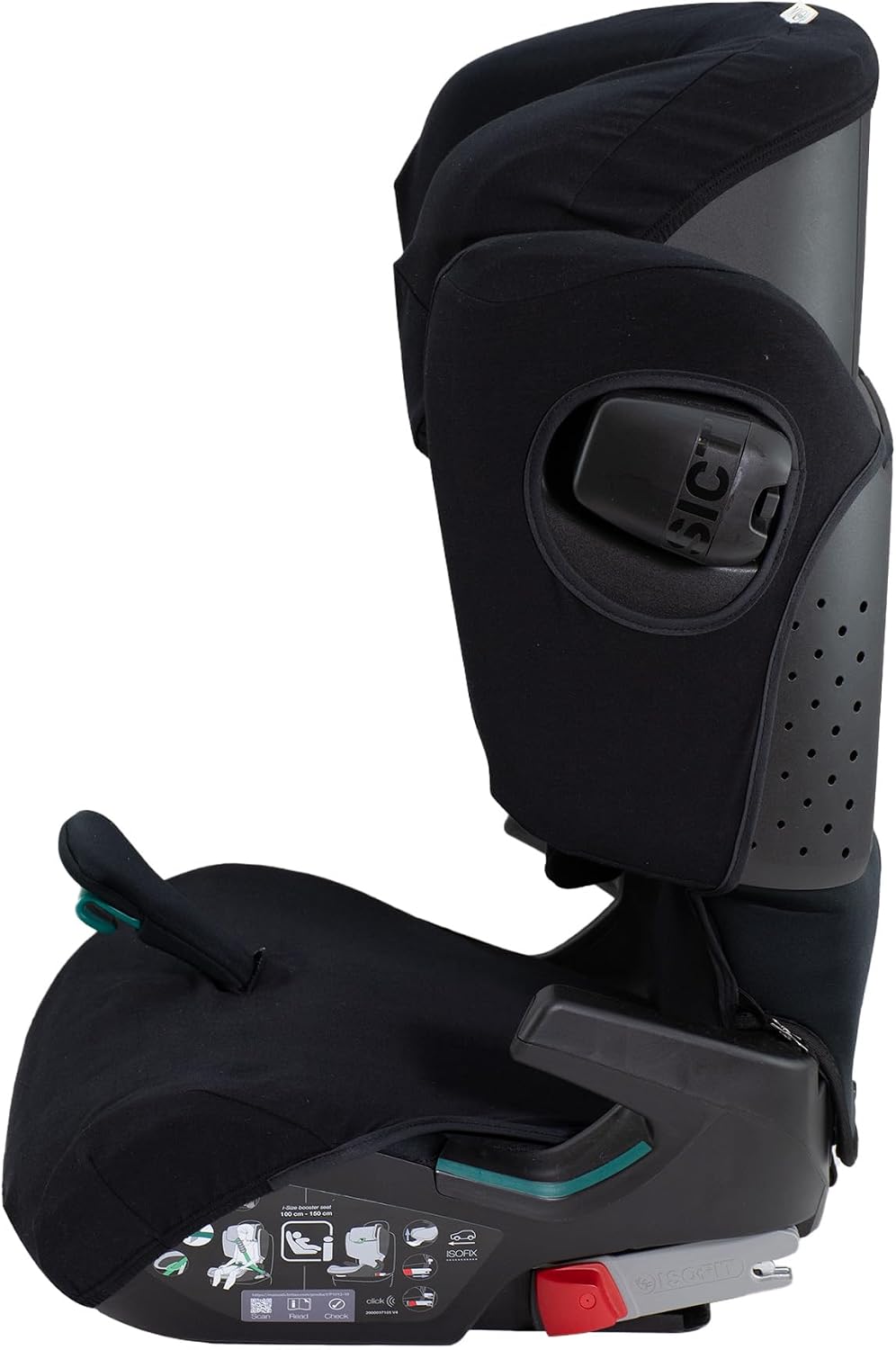 JYOKO Kids Cover Compatible with Britax Romer Kidfix, Cotton (Romer Kidfix I-Size, Black Series)