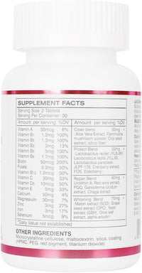 JulyDeer Multivitamin for Women 60 Tablets Complete Multimineral & Vitamin | A, C, D, E and B-Complex, Zinc & More for Lady Immunity, Hair, Skin & Nails, Digestion + Vegetarian ( 60 Count Pack of 1)