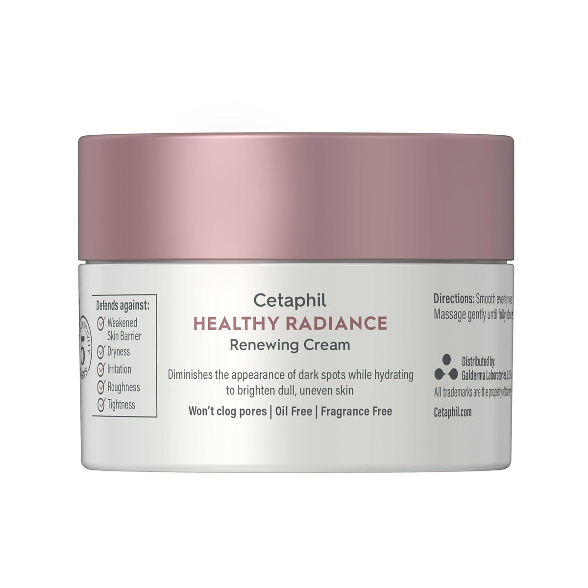 Cetaphil Face Cream,Reduces Look of Dark Spots, Brightening Lotion, Designed for Sensitive Skin, Hypoallergenic, Fragrance Free, 1.7oz