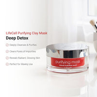 LifeCell Purifying Clay Mask – Pores & Revitalizes Skin – 75ml