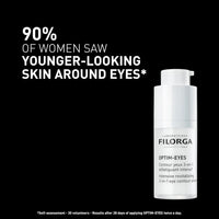 Filorga Optim-Eyes Eye Cream, Revitalizing 3-in-1 Skin Treatment for Rapid Reduction of Dark Circles, Wrinkles & Puffiness Around the Eyes, 0.5 fl. oz.