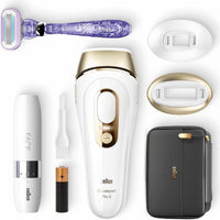 Braun Silk·Expert Pro 5 PL5149 Pulsed Light Epilator for Women, Permanent Hair Removal Visible at Home, White/Gold