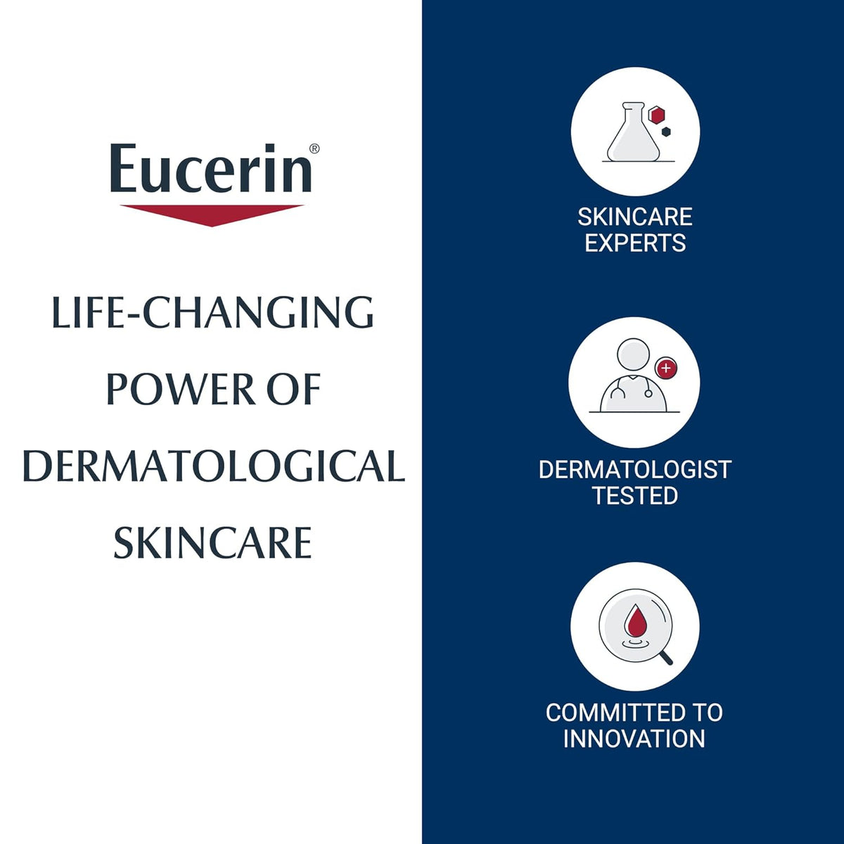 Eucerin Replenishing Skin Relief Face Cream (with 5% Urea) (50ml, Dermatalogical Skincare, Fragrance Free) by Eucerin