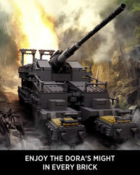 Nifeliz Dora, WW2 Classic Building Set, Collectible Military Model to Build and Display, Adult Gift Ideal for Military Enthusiasts (2,355 PCS, NF10240)