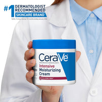 CeraVe Intensive Moisturizing Cream, Body Moisturizer With Shea Butter, 72H Hydration + Skin Barrier Repair