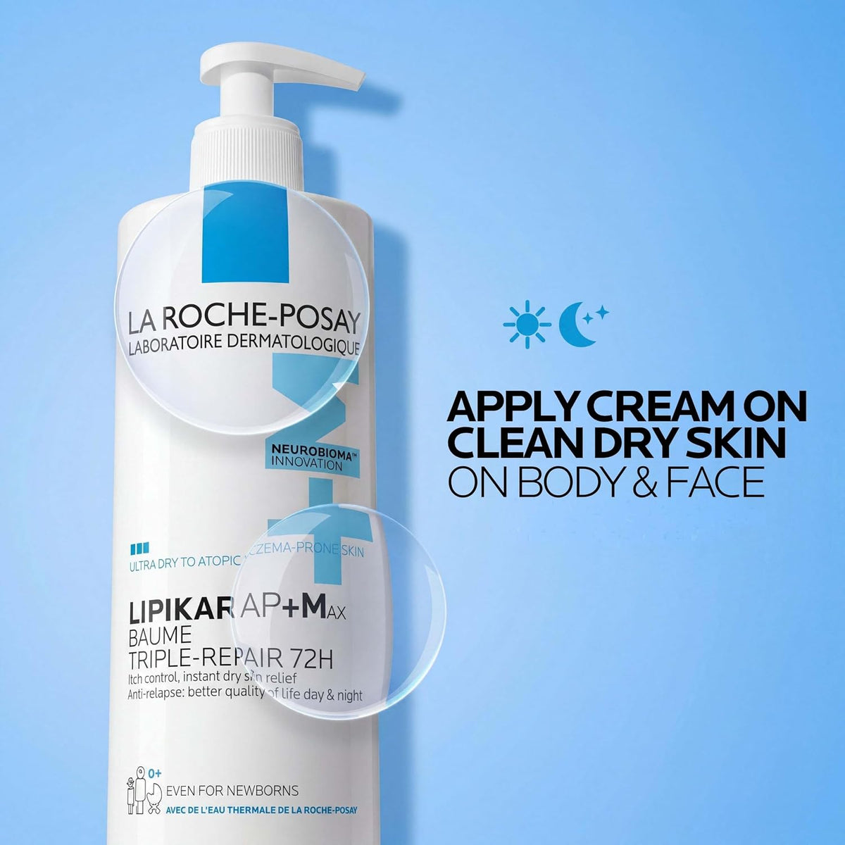 La Roche-Posay Lipikar AP+Max Baume Body Balm for Eczema-Prone Skin