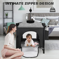 Portable Baby Crib, Foldable Baby Portacot, 4 in 1 Portable Nursery Cente