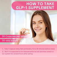 GLP-1 Natural Probiotics Supplement with Akkermansia & Berberine HCI, Metabolism, Appetite and Energy Support