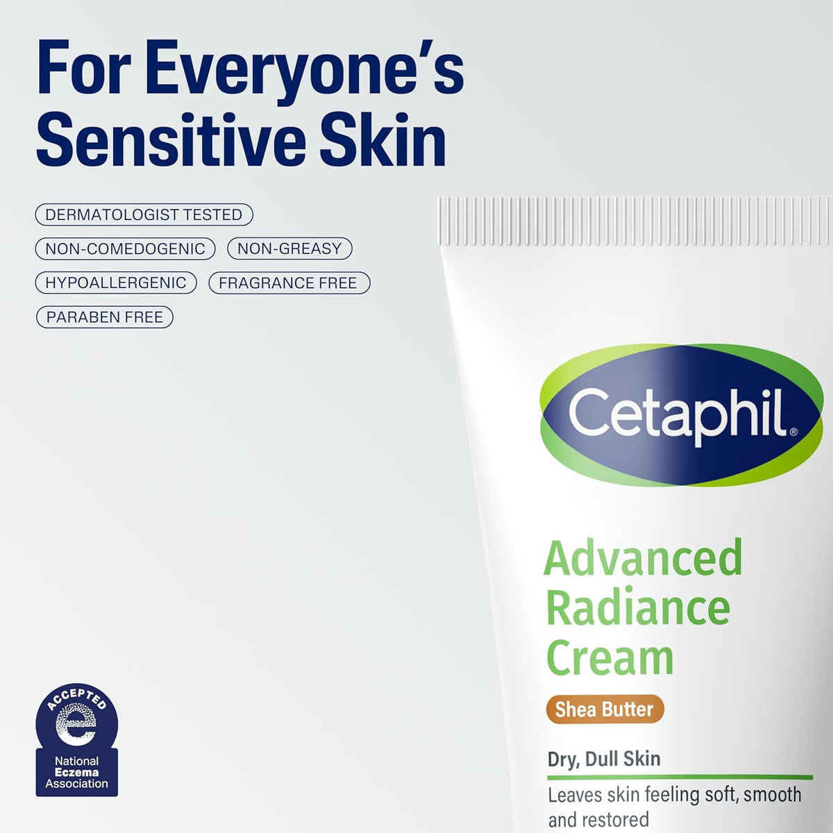 Cetaphil Advanced Radiance Cream with Shea Butter, 6 oz