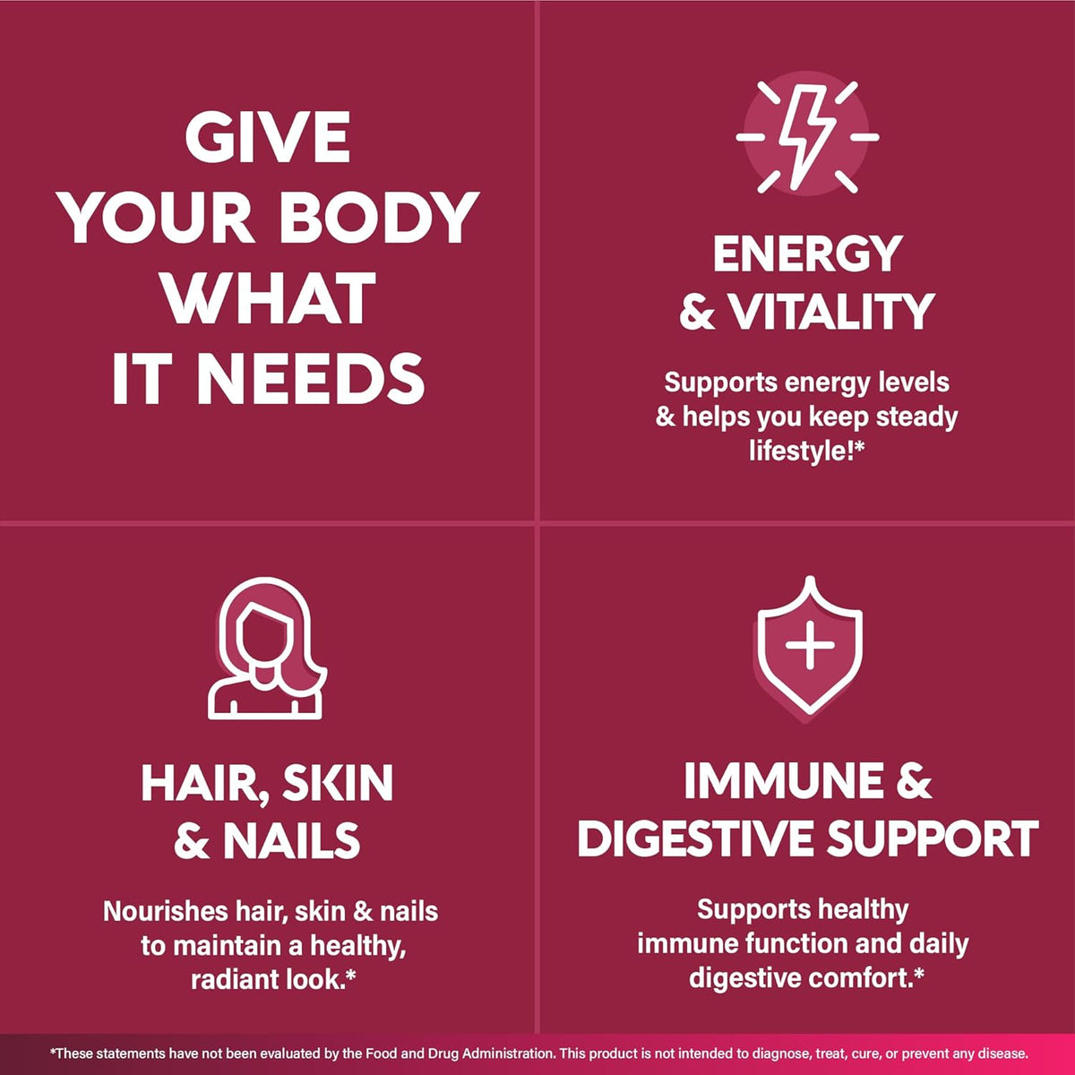 Multivitamin for Women 47in1 - B-Complex, Biotin, D3 & K2, Iron - 90 Caps | Womens Multivitamin - Whole Foods | Hair Growth Support | Digestion & Metabolism - Bioavailable & Gentle on Stomach - 1/Day