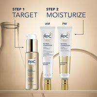RoC Retinol Correxion Deep Wrinkle Anti-Aging Night Cream, Daily Face Moisturizer with Shea Butter, Glycolic Acid and Squalane, Skin Care Treatment, 1 Ounces (Packaging May Vary)