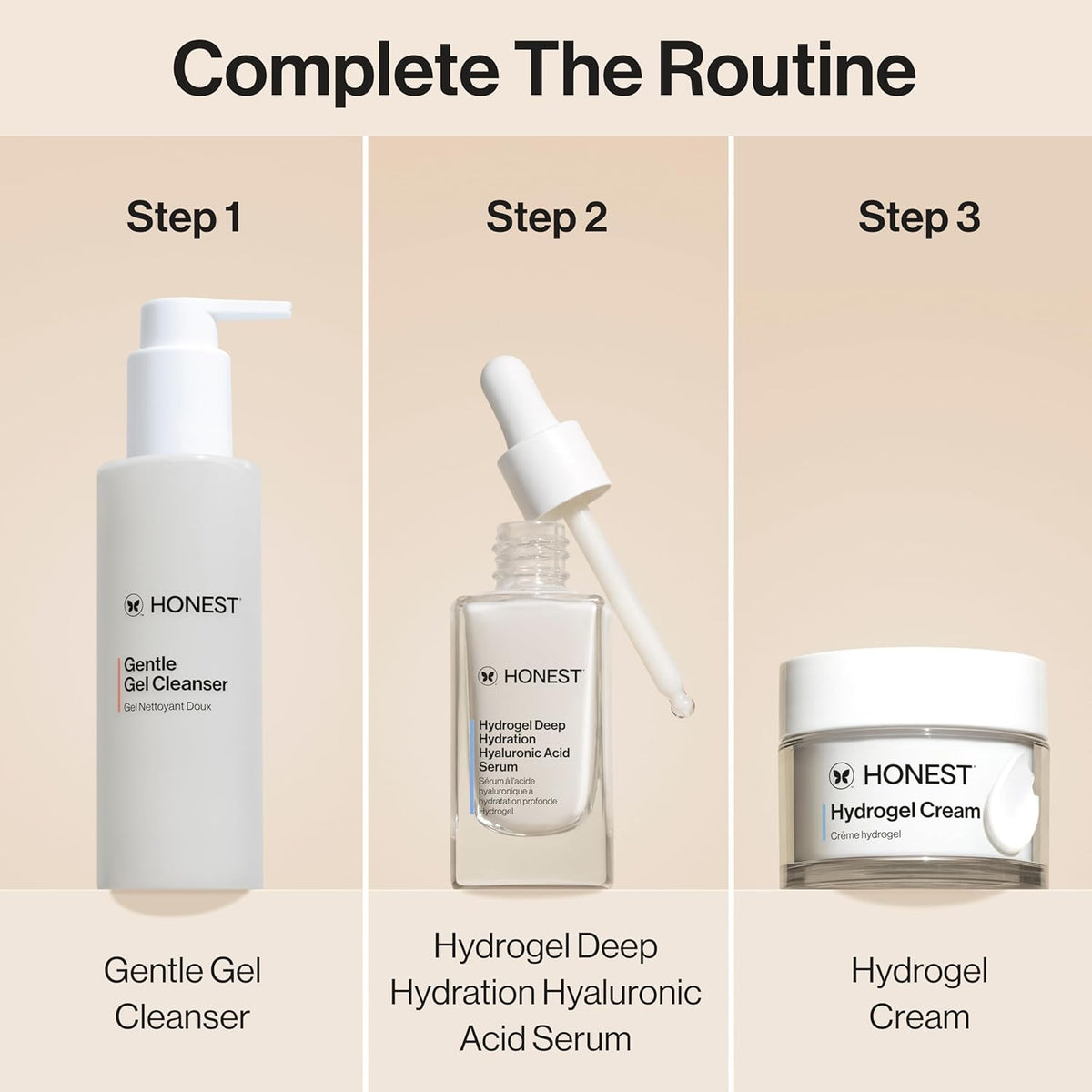 Honest Beauty Stay Hydrated Hyaluronic Acid + NMF Serum | Moisturizes + Reduces Fine Lines | 1 fl oz