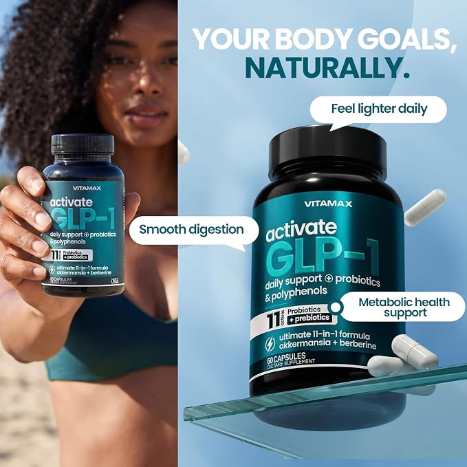 GLP-1 Support Supplement for Weight Management & Appetite Control for Men & Women