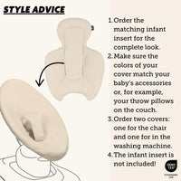 UKJE Liner Baby Rocker Cover - Compatible with 4moms MamaRoo 4 Old Model Before 2022