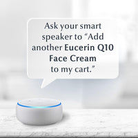 Eucerin Q10 Skin Care Set, Anti Wrinkle Daily Face Cream with Biotin (1.7 Oz) +