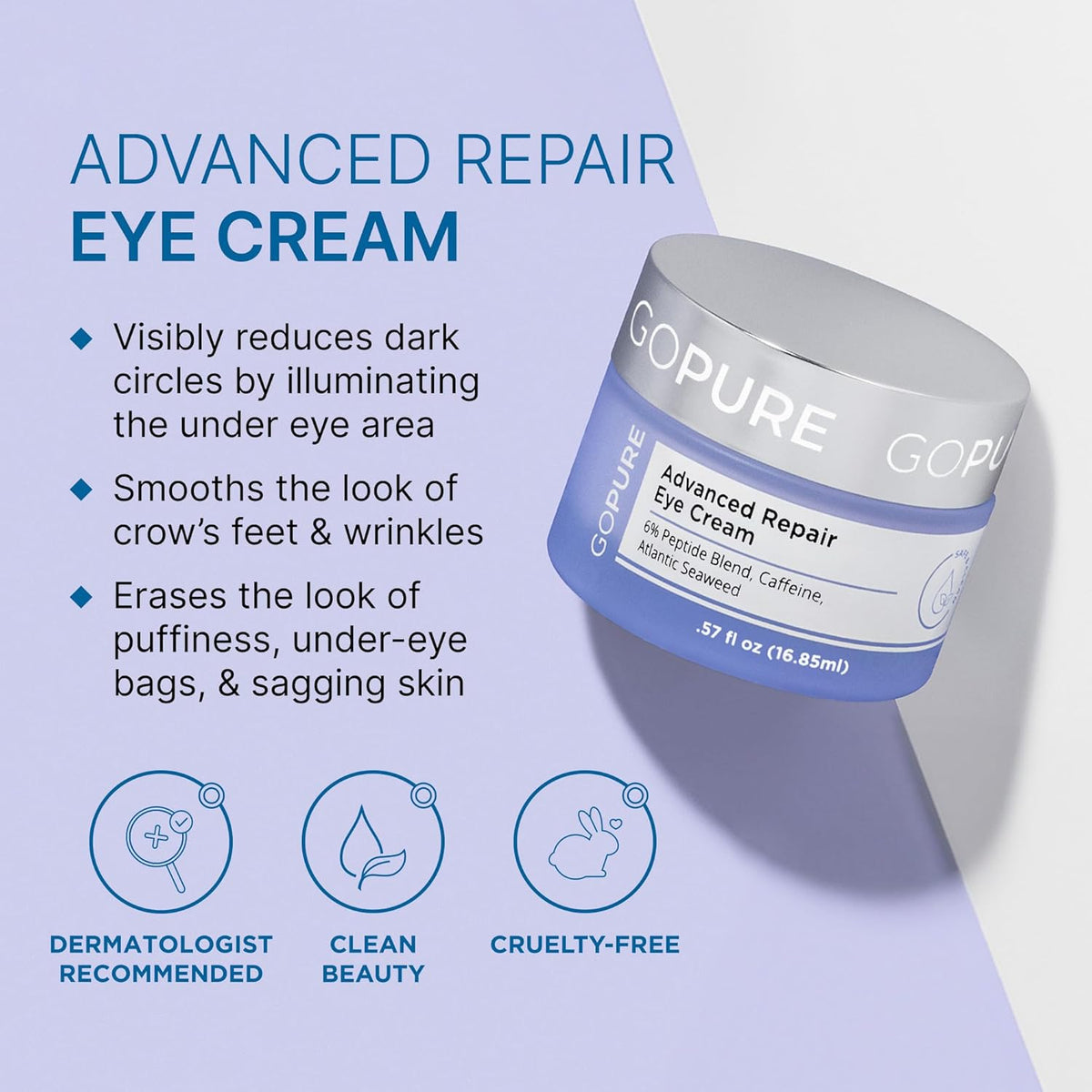 goPure Advanced Repair Eye Cream - 0.57 fl oz