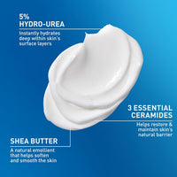 CeraVe Intensive Moisturizing Cream, Body Moisturizer With Shea Butter, 72H Hydration + Skin Barrier Repair