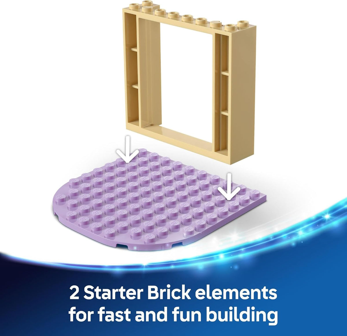 LEGO Disney Frozen Anna’s Sleigh Adventure, Princess Toy for 4+ Year Old Girls & Boys