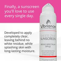 Vibriance Sheer Zinc Oxide Face Sunscreen, 1.7 fl oz
