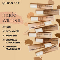 Honest Beauty CCC Clean Corrective with Vitamin C Tinted Moisturizer | Mineral SPF 30 | Vegan + Cruelty Free | Alabaster Fair Light, 1 fl oz