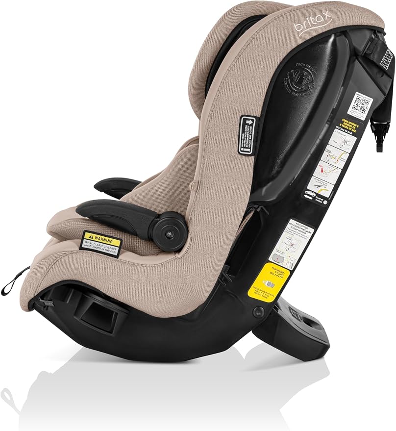Maxi Guard Pro Style Car Seat Teak, Forward Facing, in-Built Harness, 6 Months to 8 Years, Side Impact Cushion Technology, Narrow Design, Harnessed for Longer (8055)