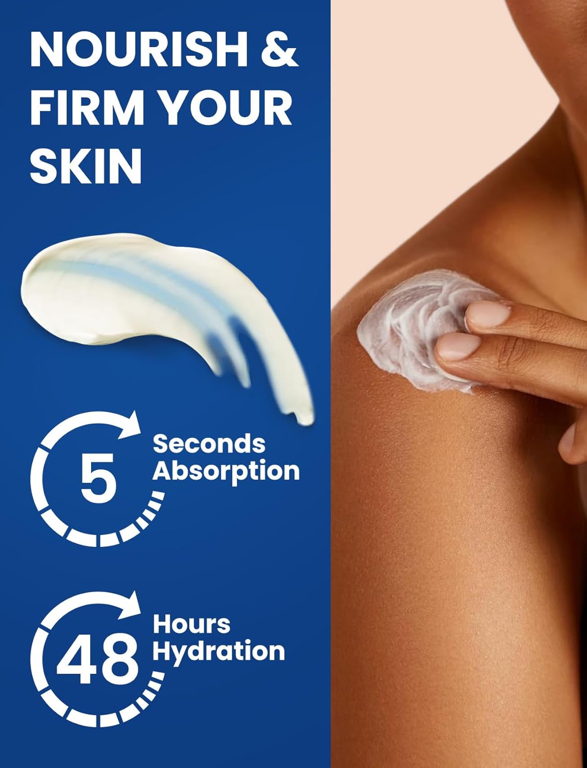 Venture Pal Magnesium Lotion, Topical Magnesium Cream, Fast-Absorbing Moisturizing Lotion with Coconut Oil, Shea Butter & Hyaluronic Acid, Suitable for Kids