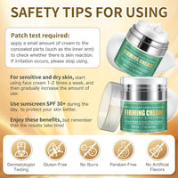 Anti Aging Firming Neck Cream - Face Moisturizer Retinol Cream Anti Wrinkle Neck Collagen Cream, Chest Neck & Face Lifting Cream|Repairing|Moisturzing Skin Care for Men & Women(1.7 OZ)