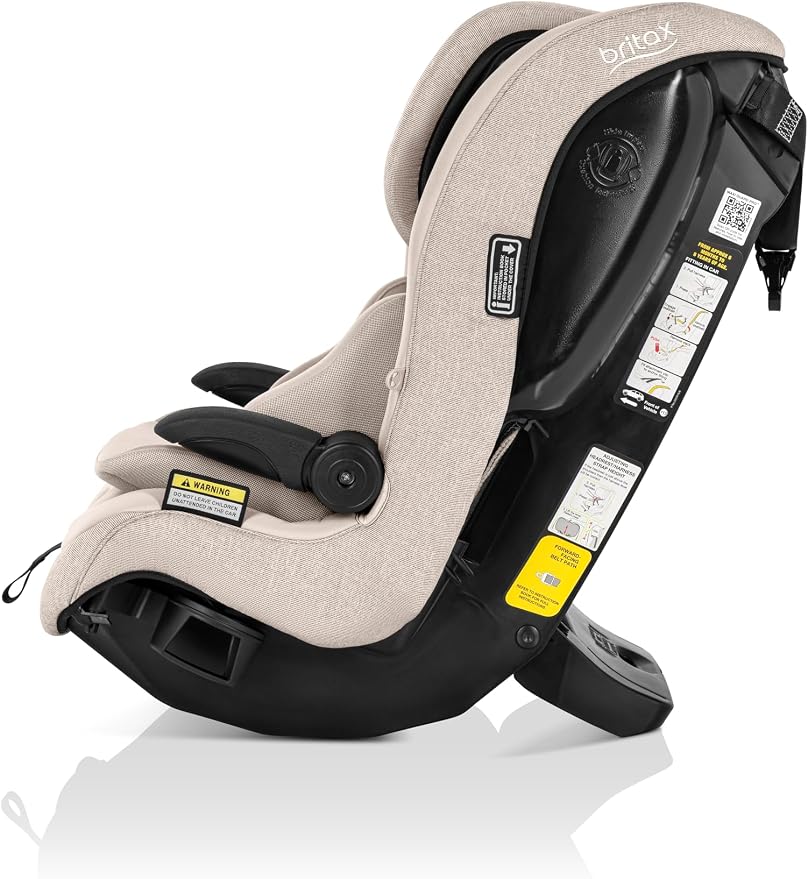 Maxi Guard Pro Style Car Seat Oat, Forward Facing, in-Built Harness, 6 Months to 8 Years, Side Impact Cushion Technology, Narrow Design, Harnessed for Longer (8056)
