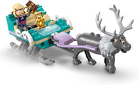 LEGO Disney Frozen Anna’s Sleigh Adventure, Princess Toy for 4+ Year Old Girls & Boys